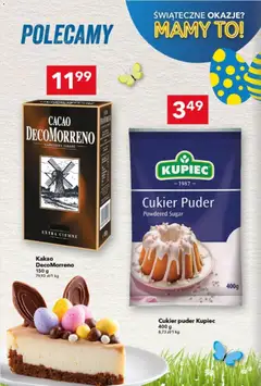 Pogląd oferty "Lewiatan gazetka" - ważna od 26.03.2026 | Strona: 16 | Produkty: Kakao, Cukier puder, Puder, Cukier