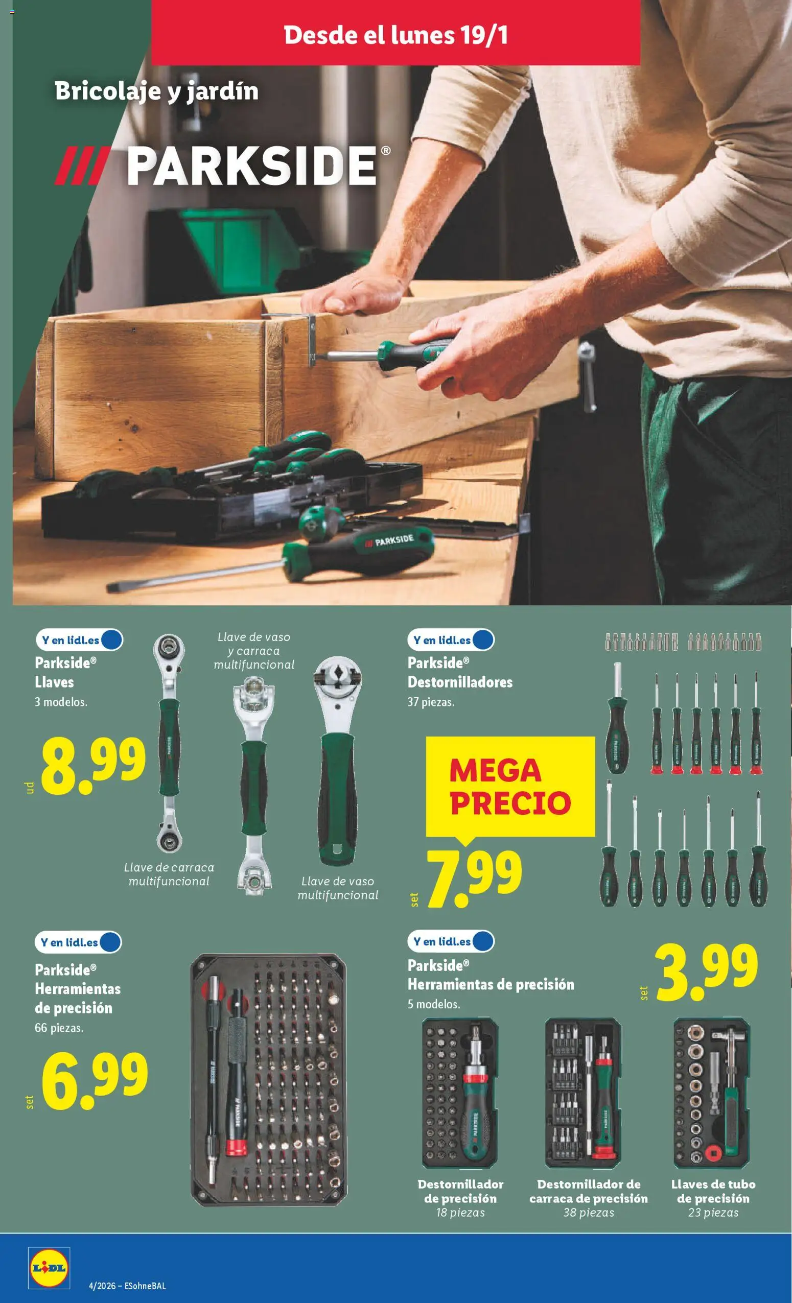 Lidl folleto de bazar │ válido desde el 19.01.2026 | Página: 4