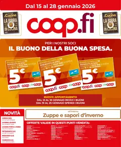 Anteprima del volantino COOP Firenze catalogo valido a partire dal 15.01.2026