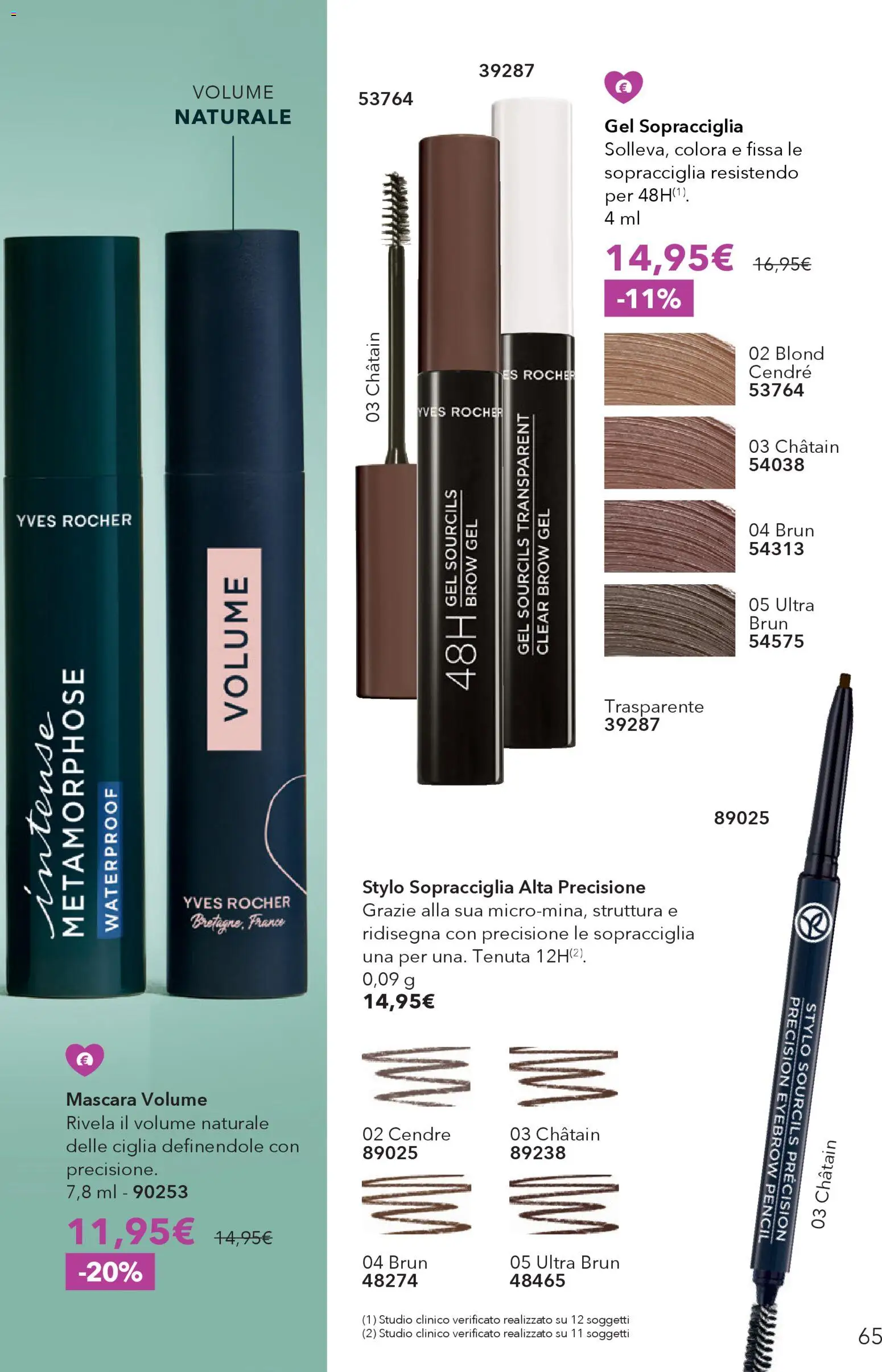 Volantino Yves Rocher del 02.04.2026 | Pagina: 65 | Prodotti: Mascara