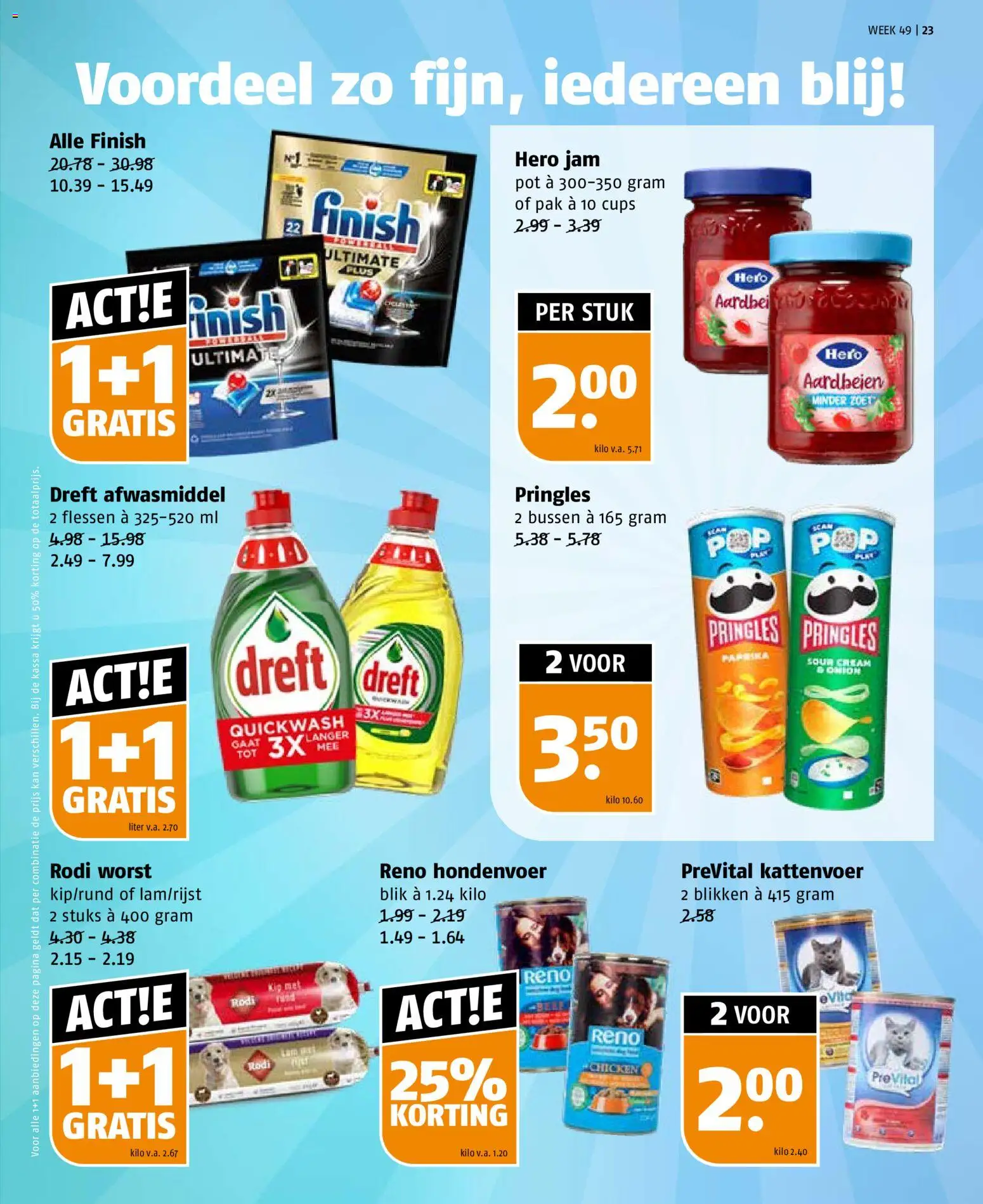 {H1} | Pagina: 23 | Producten: Pot, Worst, Afwasmiddel, Ciabatta