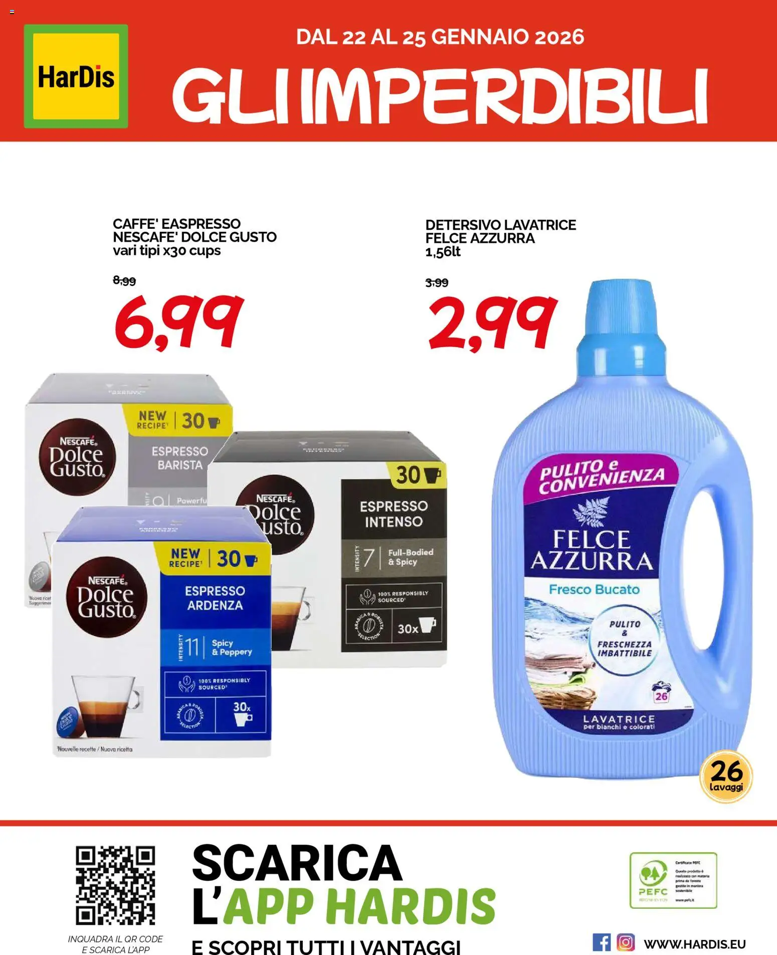 Volantino HarDis del 15.01.2026 | Pagina: 16 | Prodotti: Lavatrice