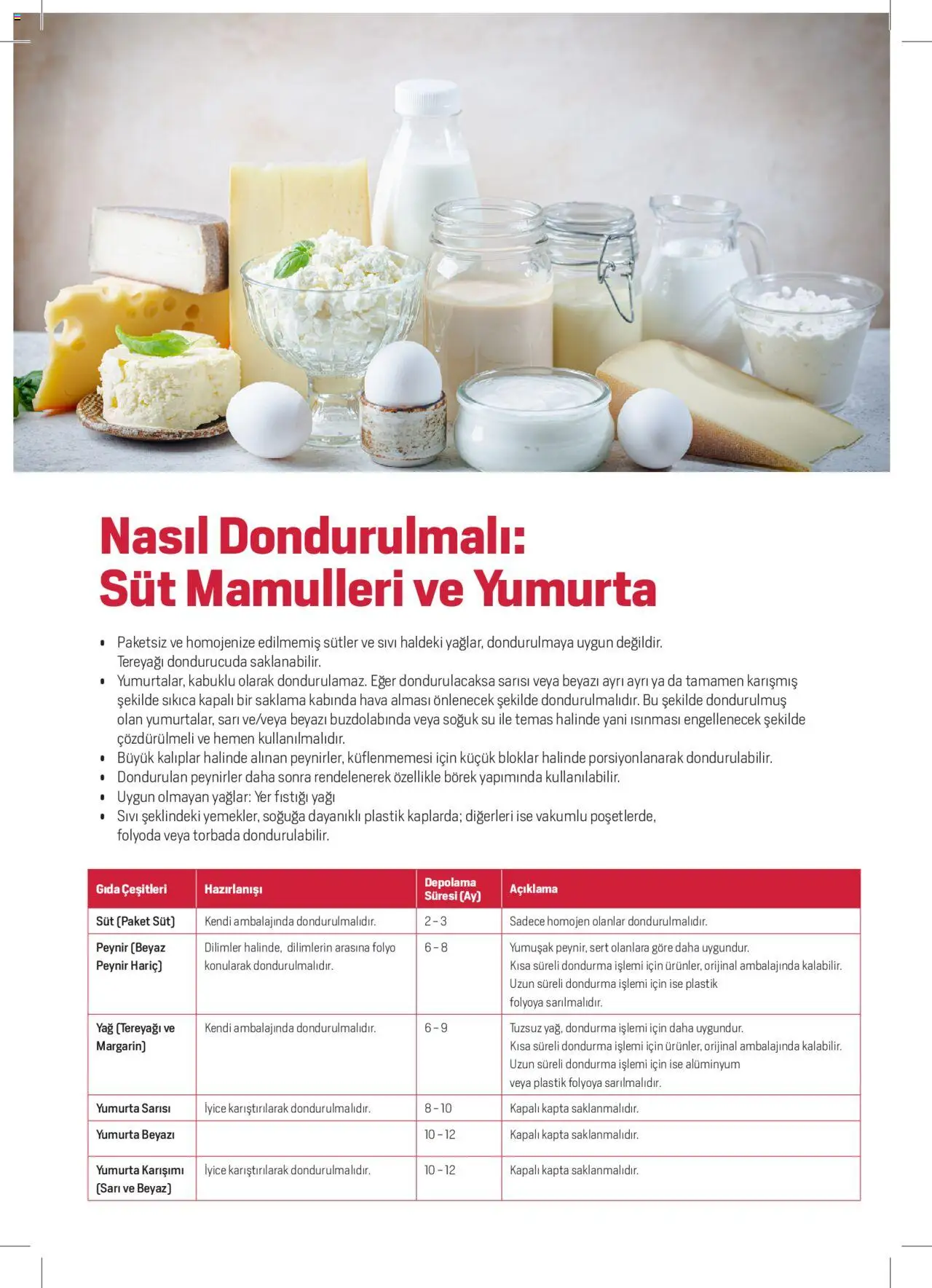Arçelik Katalog - Dondurucu Kullanımında Püf Noktaları - 16.03.2023 tarihinden itibaren geçerlidir | Sayfa: 18