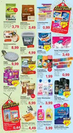 Jawoll Prospekt - gültig ab dem 18.08.2025 | Seite: 4 | Produkte: Mehl, Blumen, Weichspüler, Wc frisch