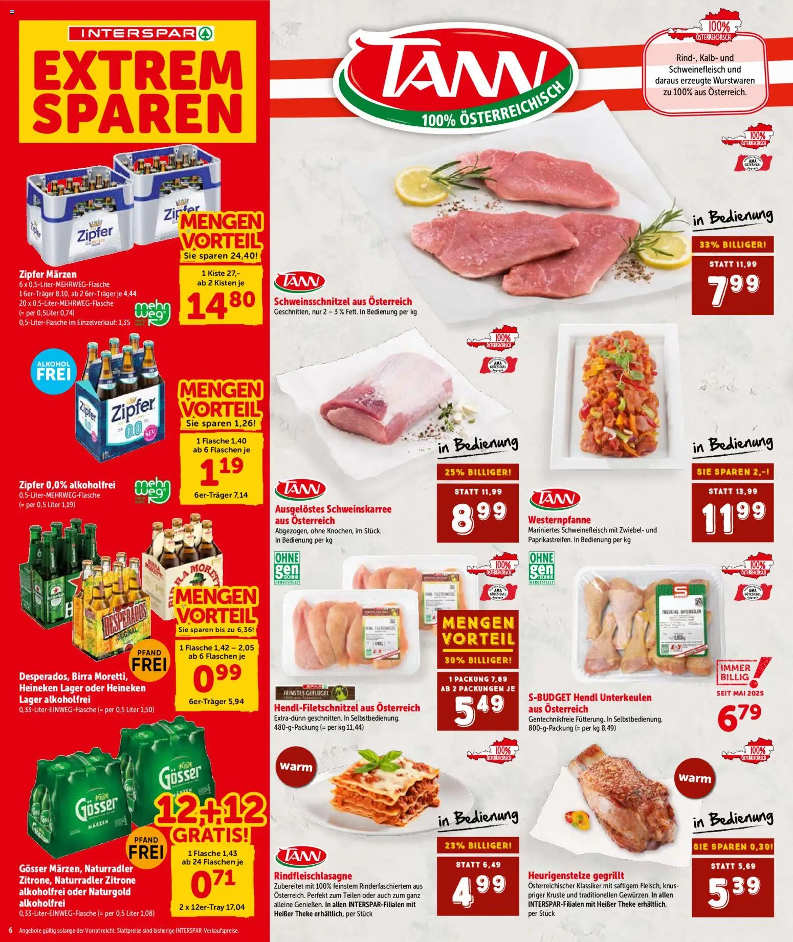 Interspar Flugblatt - Salzburg gültig ab 15.01.2026 | Seite: 7 | Produkte: Zitrone, Schweinefleisch