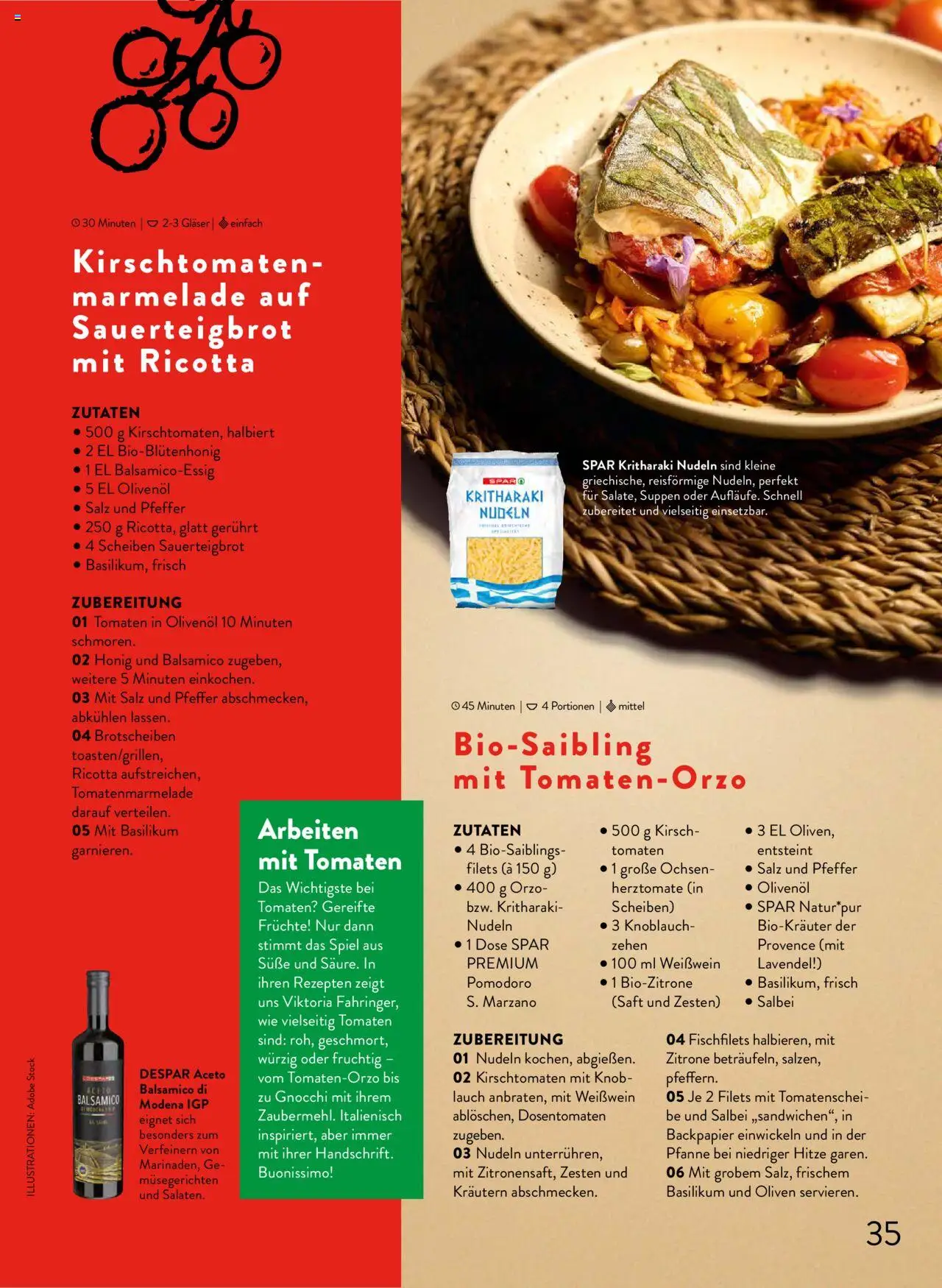 Spar Mahlzeit! Magazin gültig ab 01.07.2025 | Seite: 35 | Produkte: Salz, Spiel, Häränliha, Tomaten