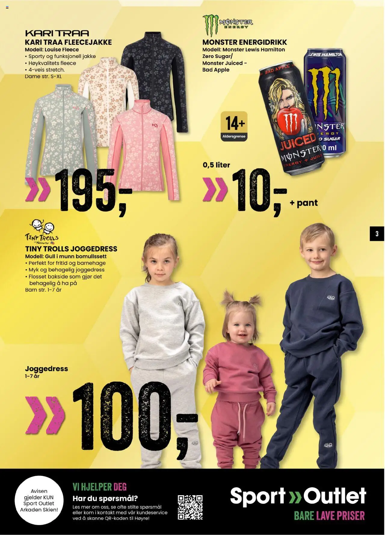  | Side: 3 | Produkter: Сервер, Jakke, Juice, Joggedress