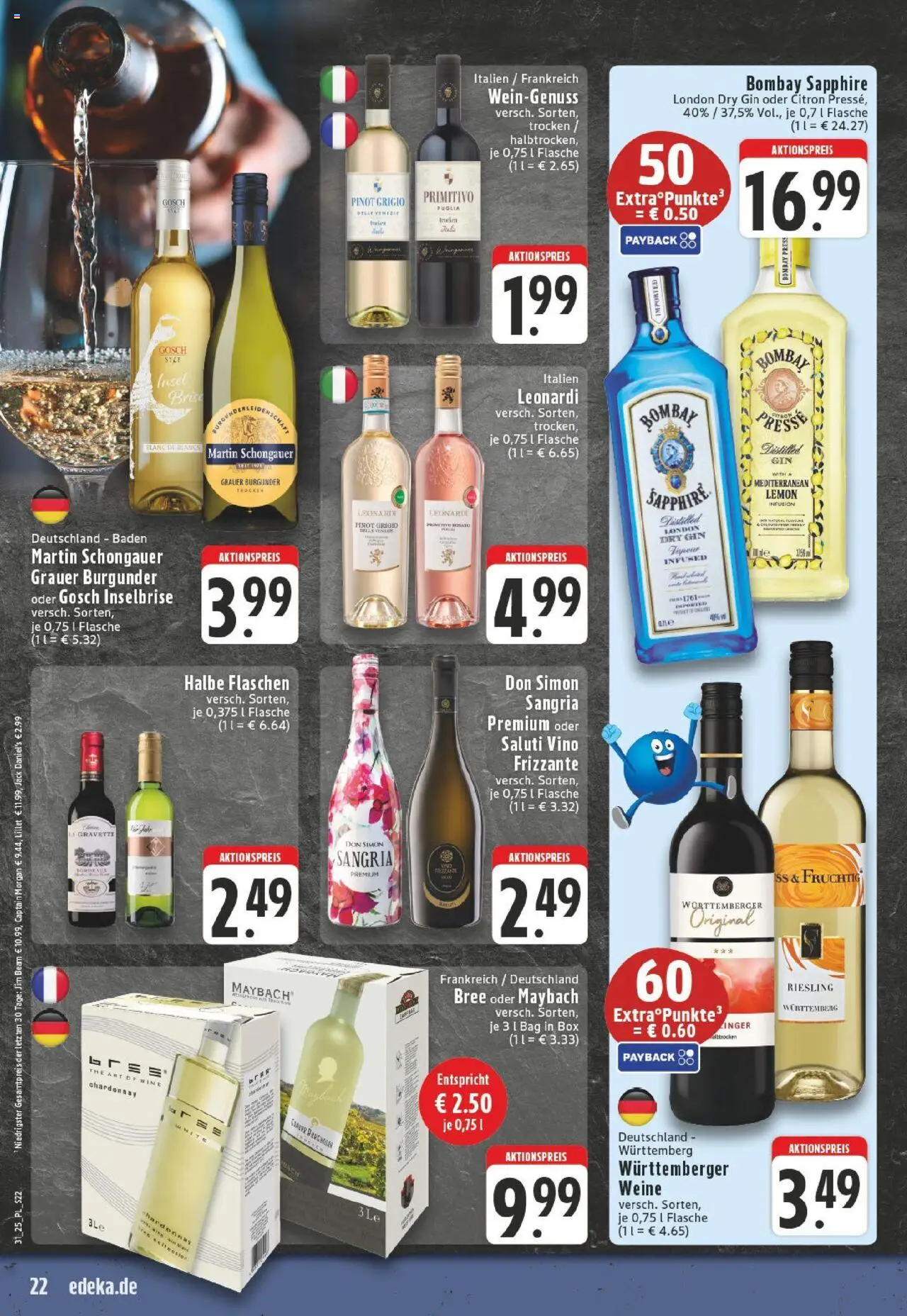 Edeka prospekt Düsseldorf	 - gültig ab dem 27.07.2025 | Seite: 22 | Produkte: Jim beam, Presse, Box, Lillet