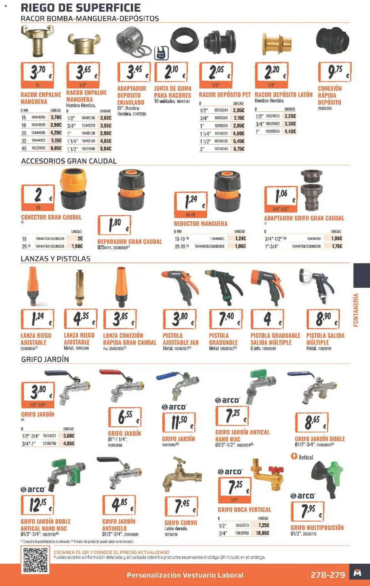 Obramat folleto │ válido desde el 23.03.2026 | Página: 279 | Productos: Manguera, Mac, Conector, Adaptador