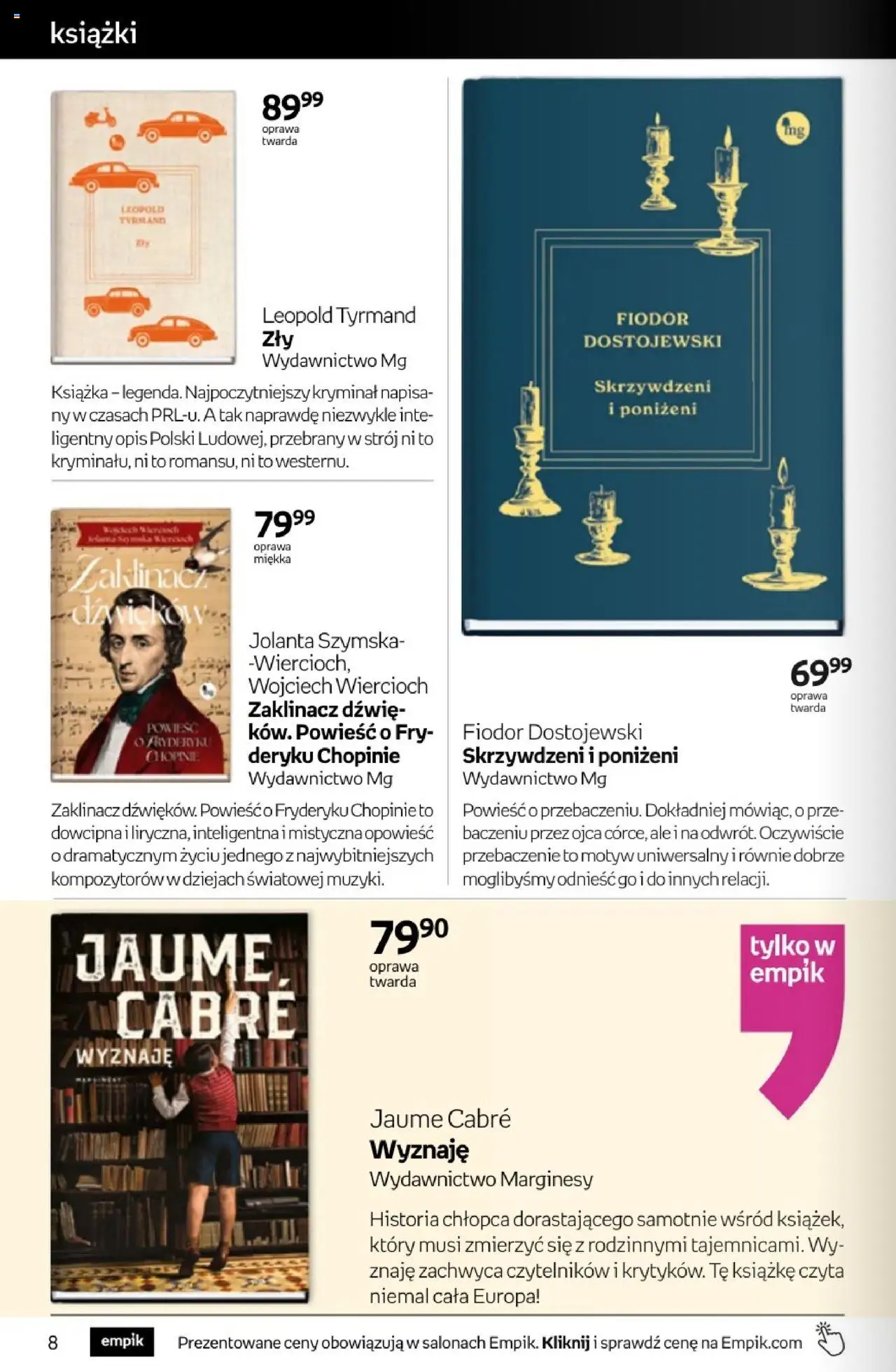 Empik promocje od 10.09.2025 | Strona: 8 | Produkty: Książki