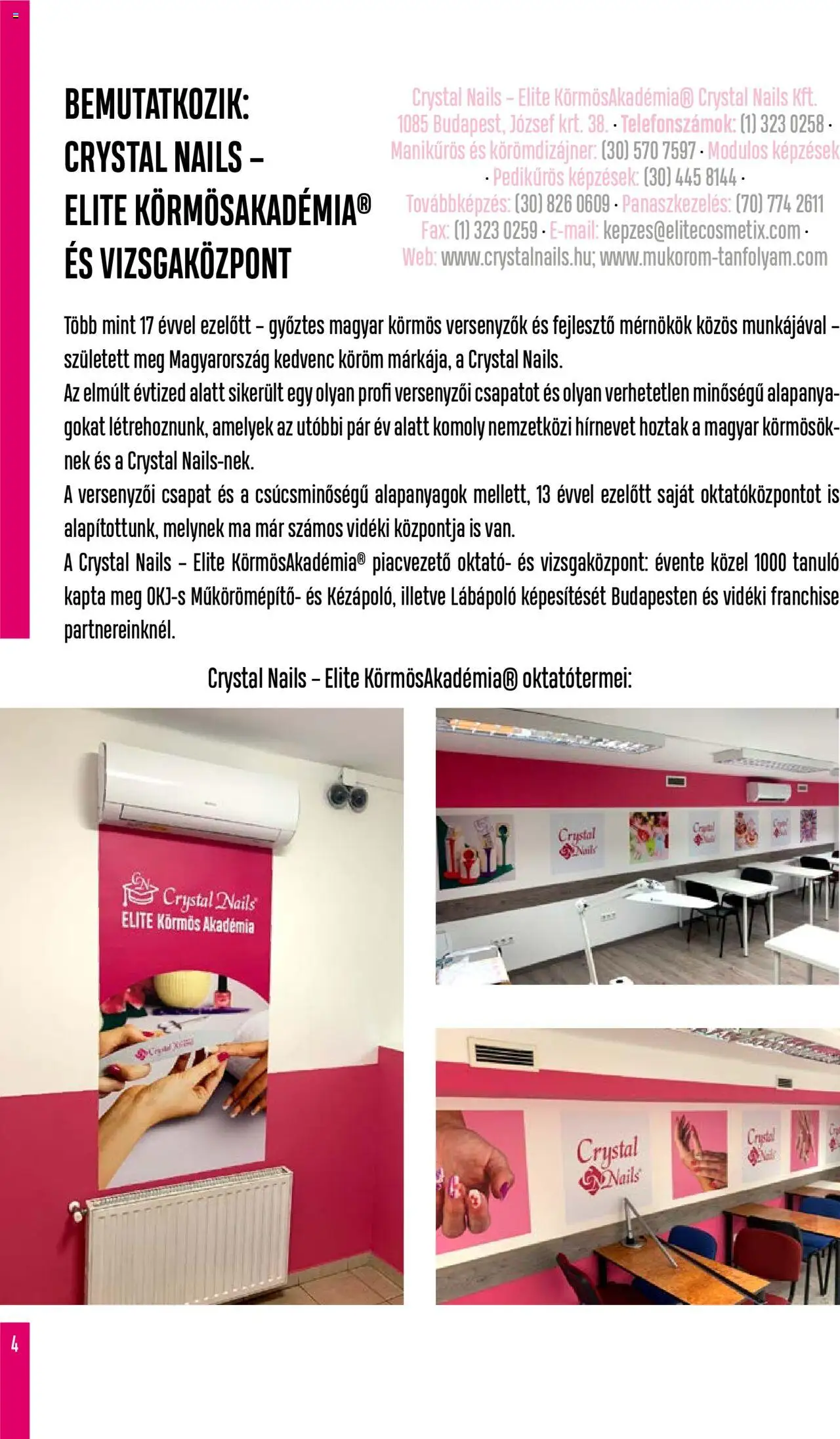 Crystal Nails akciós ujság - amely érvényes a következő dátumtól: 07.09.2025 | Oldal: 4