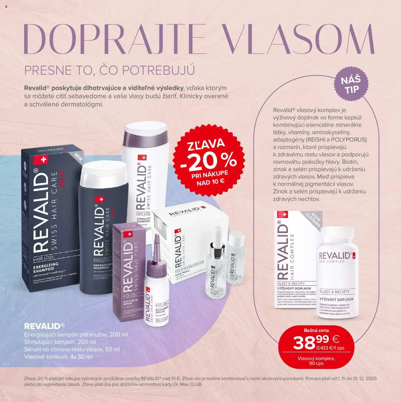 Nové Dr. Max akcie – leták je platný od 07.11.2025 | Strana: 18 | Produkty: Šampón, Med