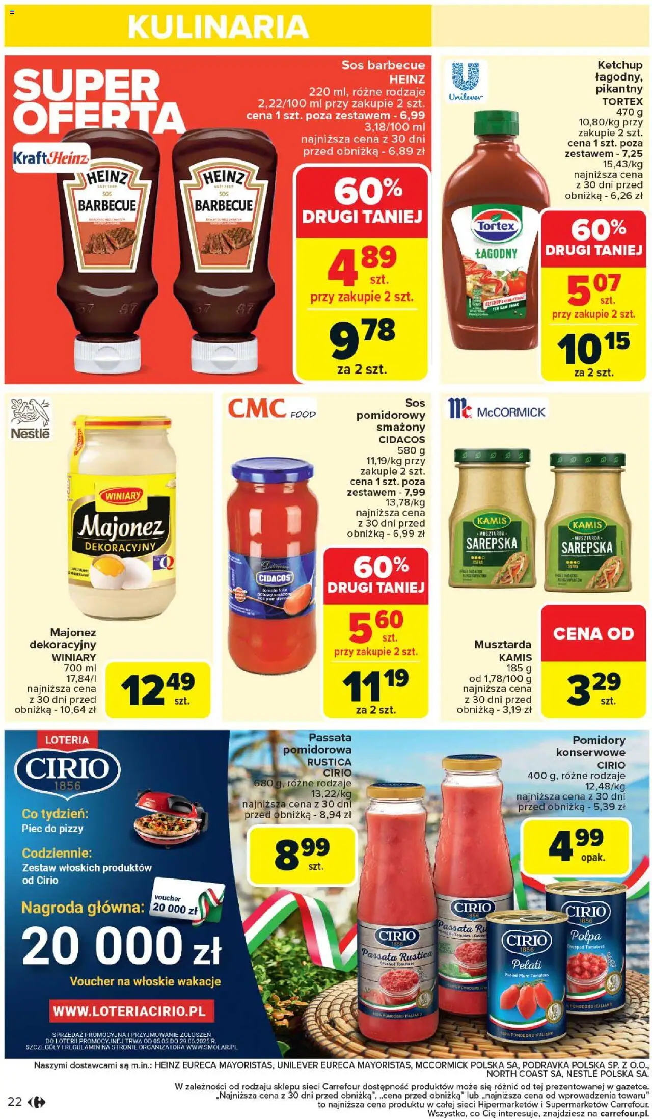 Carrefour Gazetka od 02.06.2025 | Strona: 24 | Produkty: Passata pomidorowa, Musztarda, Majonez, Sos