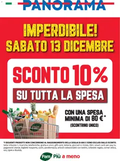 Anteprima del volantino Panorama Sconto 10% catalogo valido a partire dal 13.12.2025