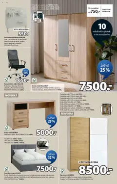 JYSK leták od 13.08.2025 | Strana: 4 | Produkty: Skříně, Šatní skříň, Židle, Psací stůl