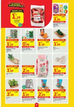 Auchan folheto │ válido de 11.09.2025 | Página: 6 | Produtos: Batata, Cereja, Abóbora, Salada