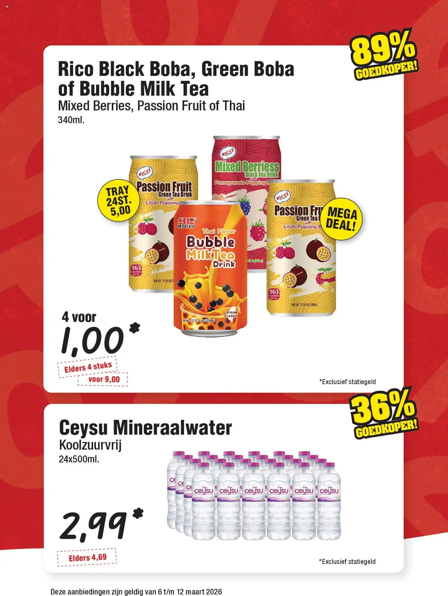 {H1} | Pagina: 2 | Producten: Fruit, Mineraalwater