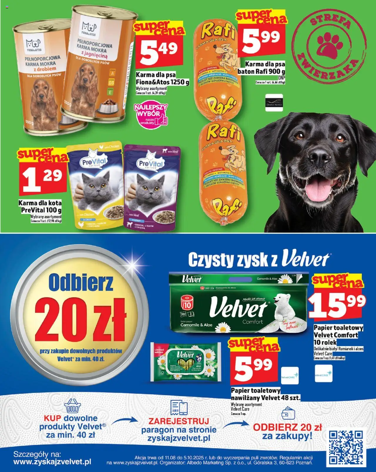 Topaz Gazetka - Express od 14.08.2025 | Strona: 27 | Produkty: Jagnięcina, Aloes, Baton, Karma dla kota