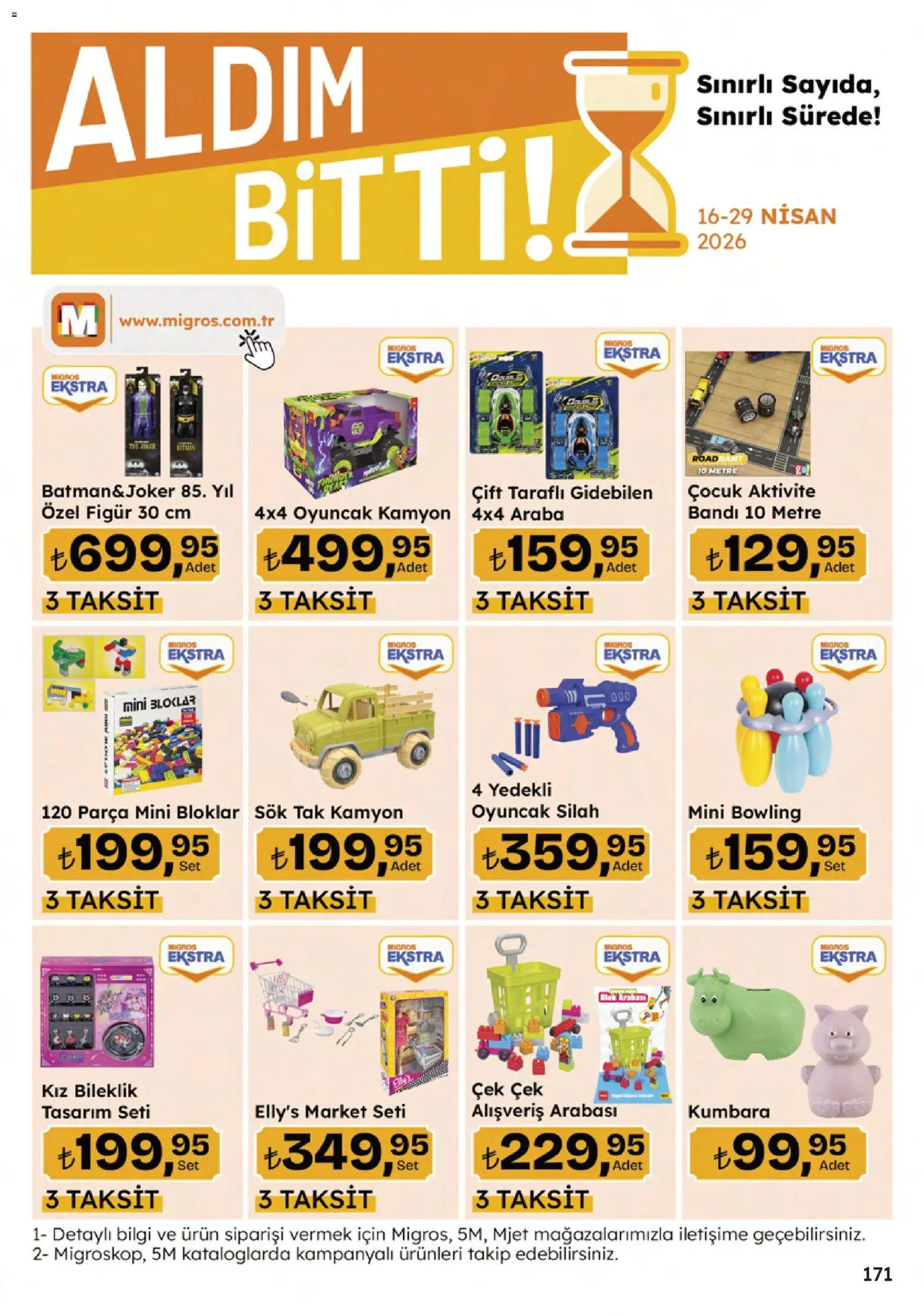 Migros Katalog - 5M Migroskop Dijital - 16.04.2026 tarihinden itibaren geçerlidir | Sayfa: 171 | Ürünler: Çift taraflı