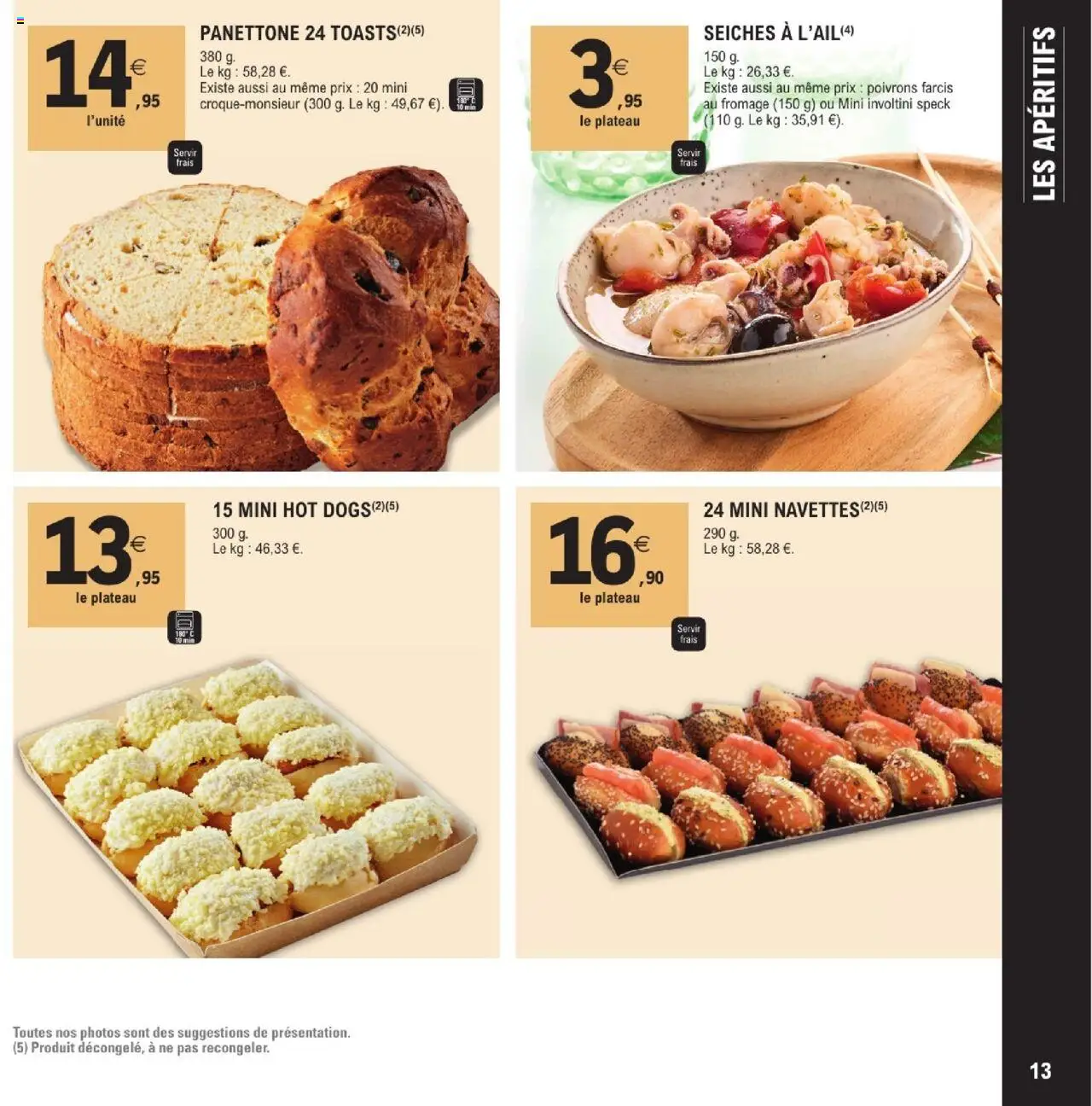  | Page: 13 | Produits: Plateau, Panettone, Fromage