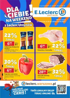 Pogląd oferty "E.Leclerc Gazetka - Warszawa Ursynów" - ważna od 31.07.2025