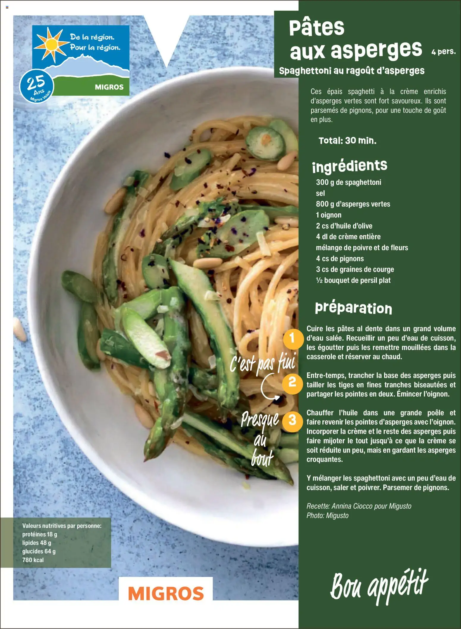 Migros aktionen Magazin FR – gültig ab 14.04.2026 | Seite: 34 | Produkte: Pasta, Creme