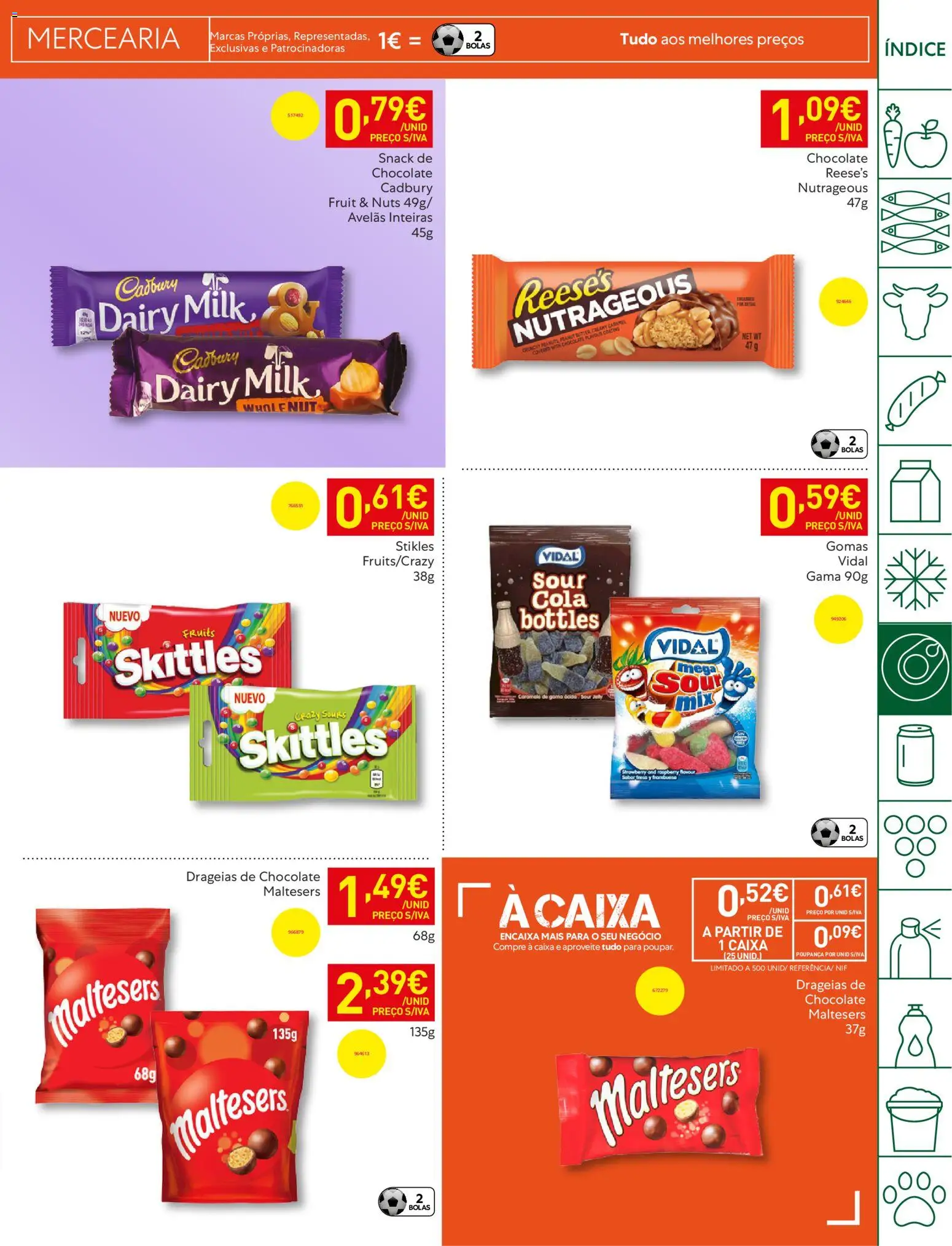 Recheio - Bons Negócios Madeira │ válido de 21.04.2026 | Página: 31 | Produtos: Avelãs, Caixa, Chocolate, Gomas