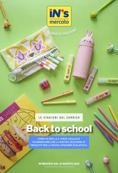 Anteprima del volantino IN's Scuola catalogo valido a partire dal 25.08.2025