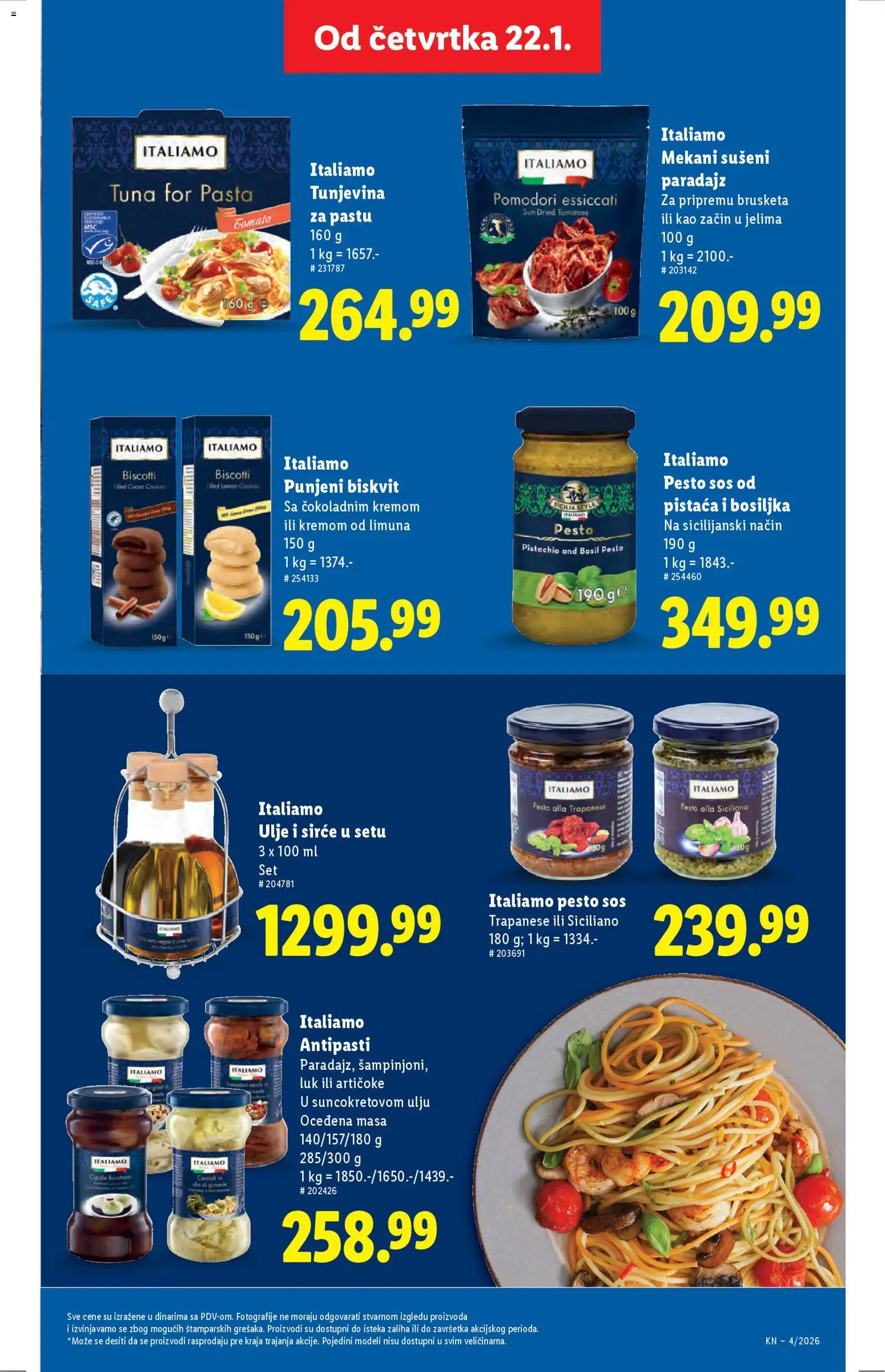 Lidl katalog - važi od 22.01.2026 | Strana: 35 | Proizvode: Pesto, Sušeni paradajz, Sos, Paradajz
