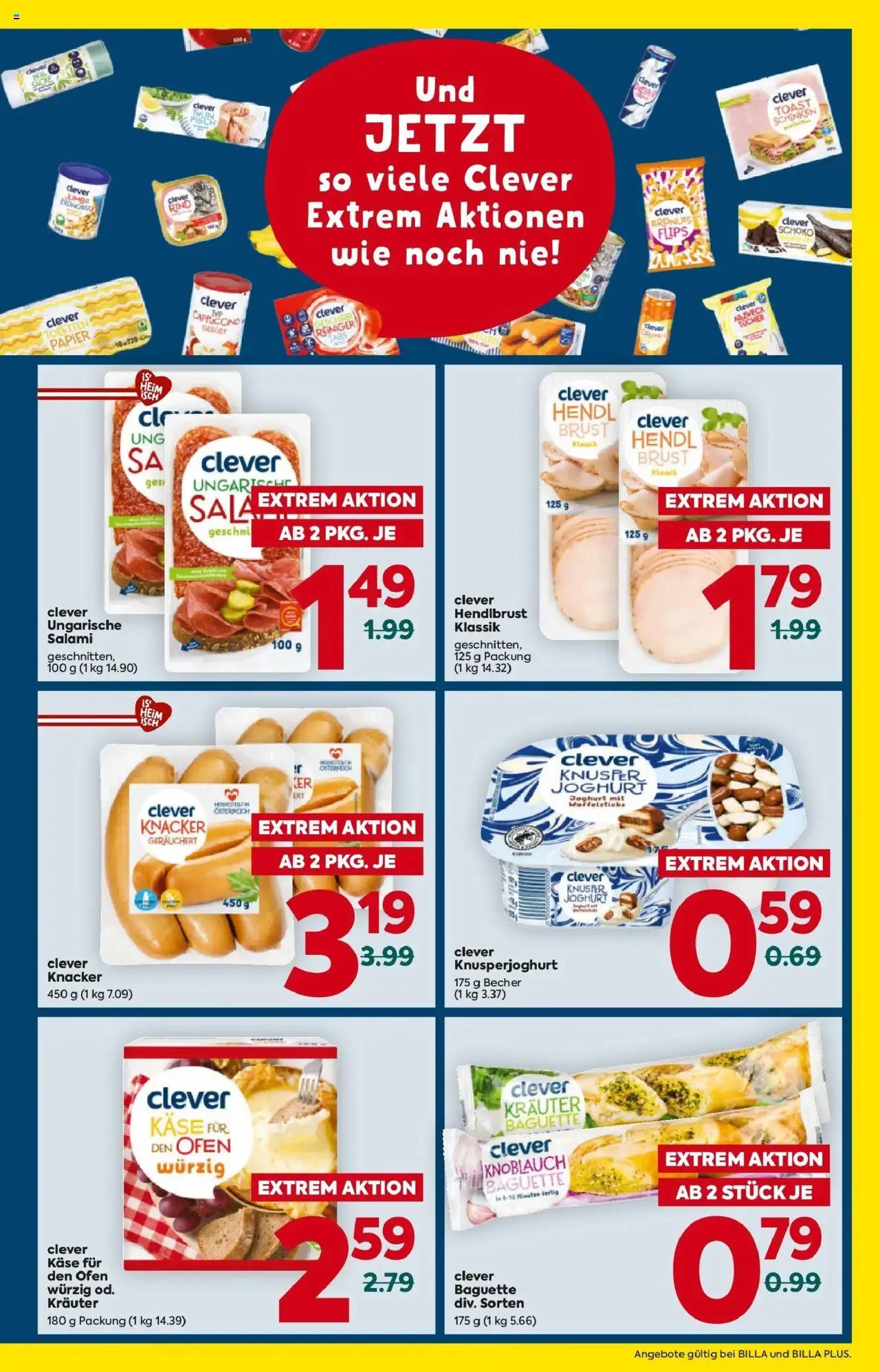 Billa Flugblatt - Moedling, Scheibbs, Schwadorf  gültig ab 09.10.2025 | Seite: 5 | Produkte: Knoblauch, Joghurt, Salami, Fisch