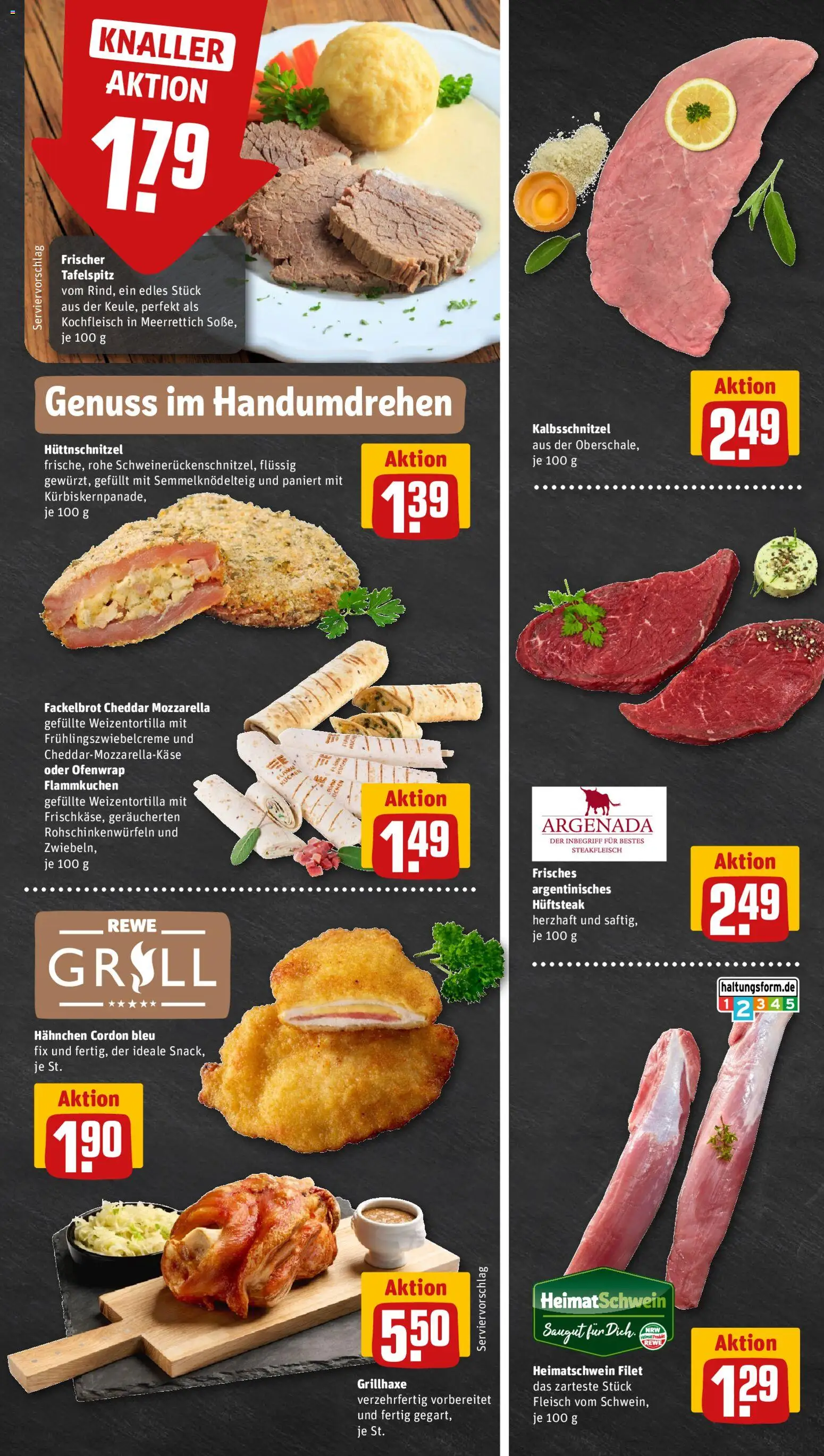 Rewe ihr Kaufpark Prospekt 	 – gültig ab 19.01.2026 | Seite: 7 | Produkte: Hahnchen, Mozzarella, Kuchen, Fleisch
