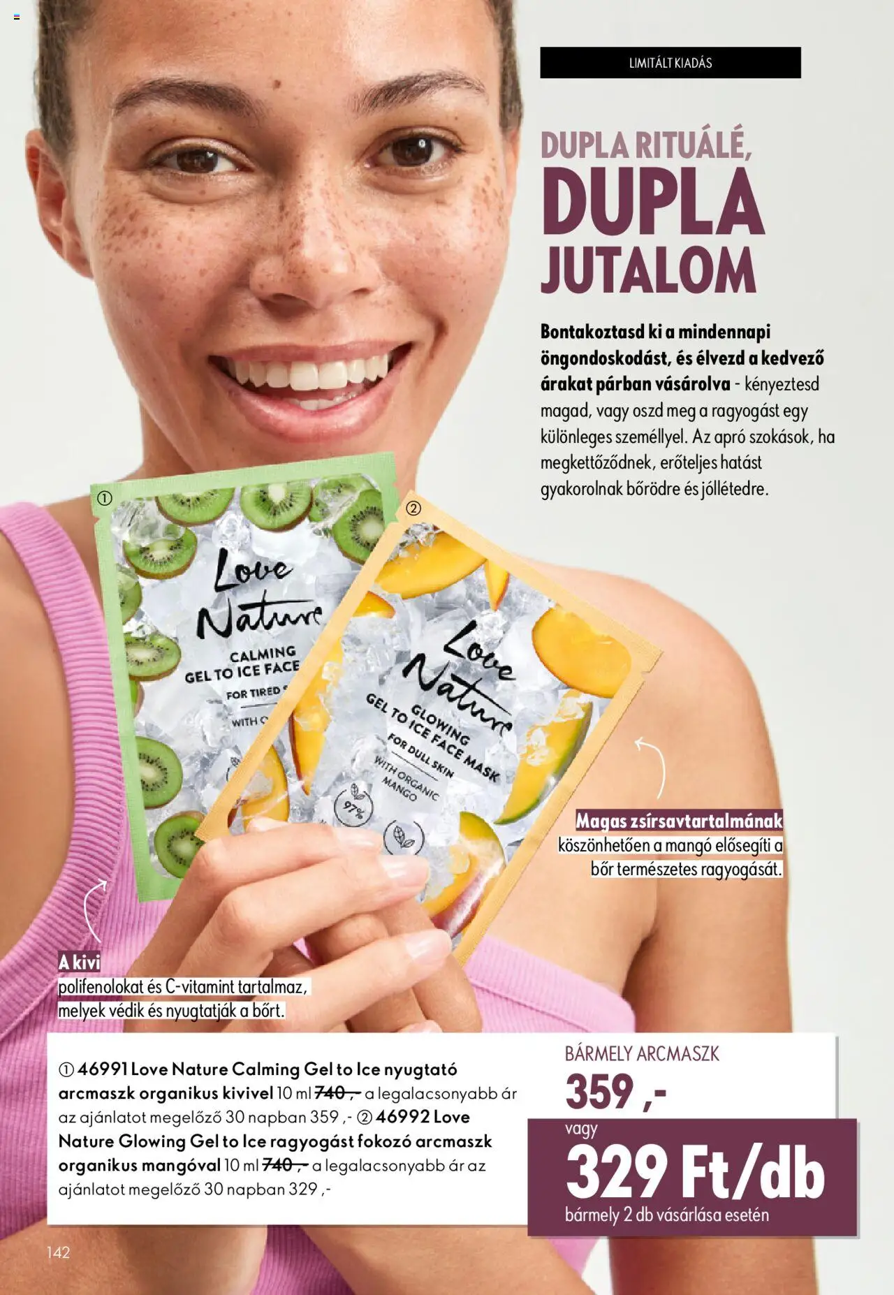 Oriflame akciós ujság - amely érvényes a következő dátumtól: 01.10.2025 | Oldal: 142 | Termékek: Bor, Mangó