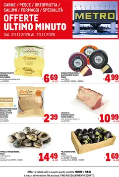 Anteprima del volantino Metro Offerte Freschissimi catalogo valido a partire dal 20.11.2025