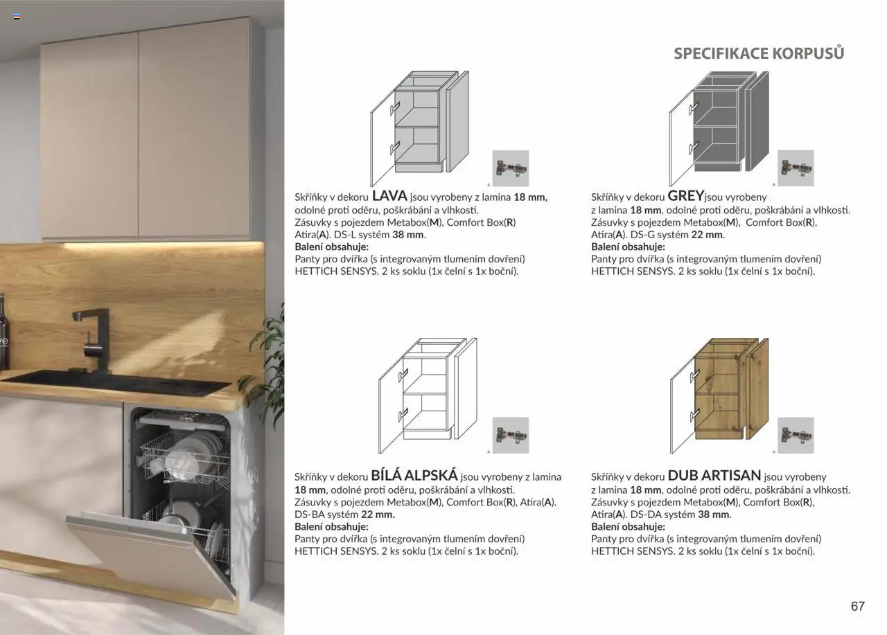 Jamall nábytek katalog - Kuchyně od 17.04.2025 | Strana: 67