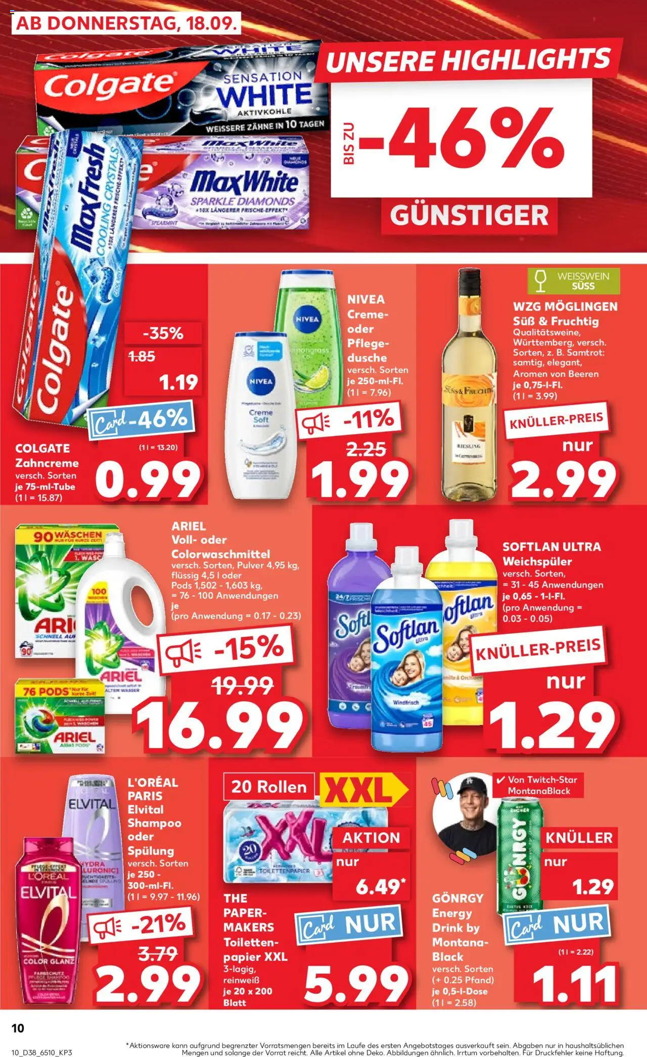  | Pagina: 10 | Producten: Papier, Was, Shampoo, Crème