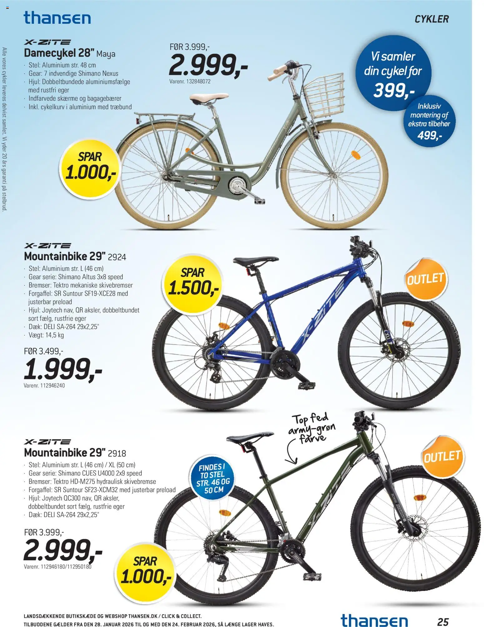 Thansen tilbudsavis – gyldig fra 28.01.2026 | Side: 25 | Produkter: Skærme