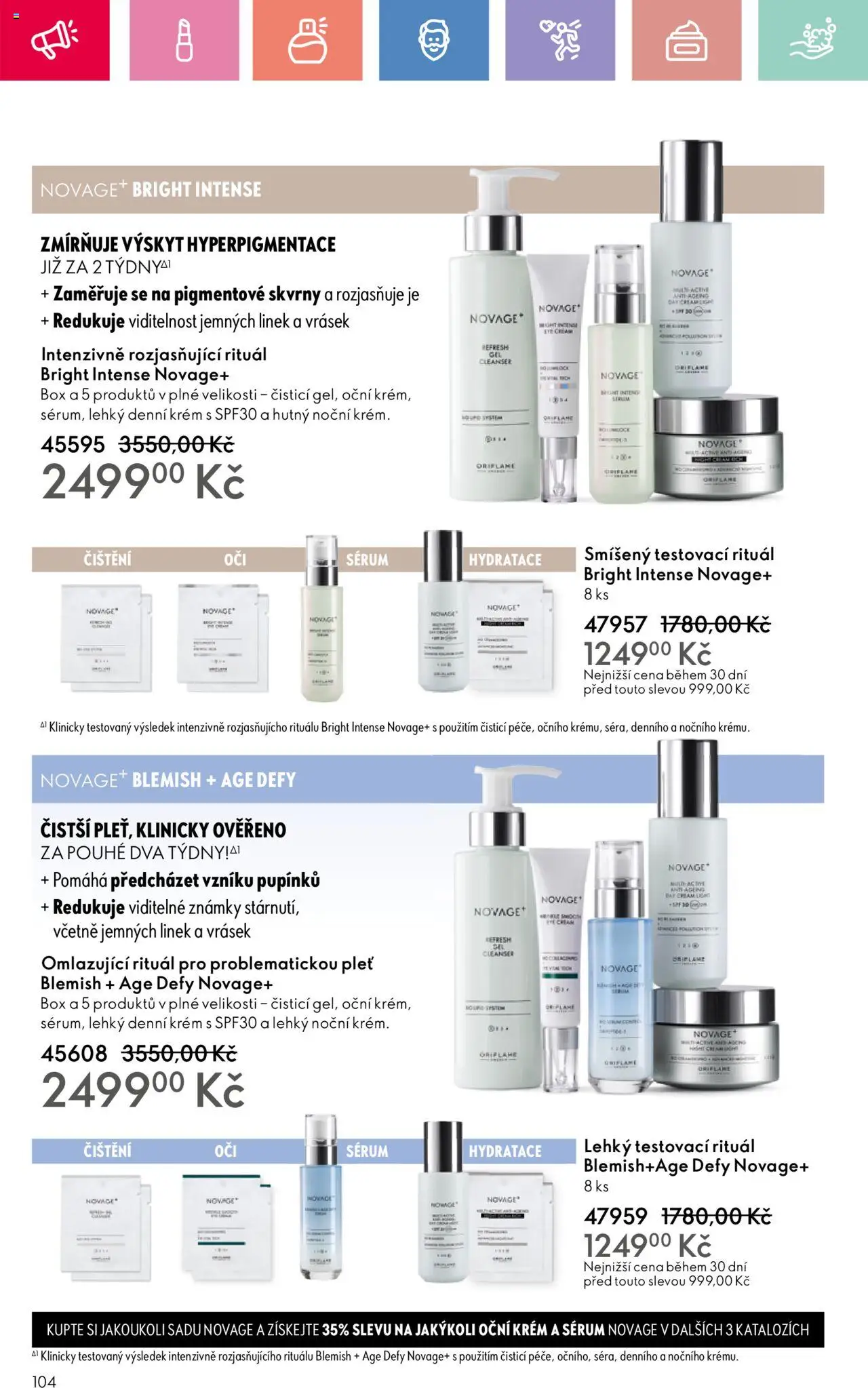 Oriflame katalog č.08/2025 od 25.05.2025 | Strana: 104 | Produkty: Box, Známky, Sérum, Krém