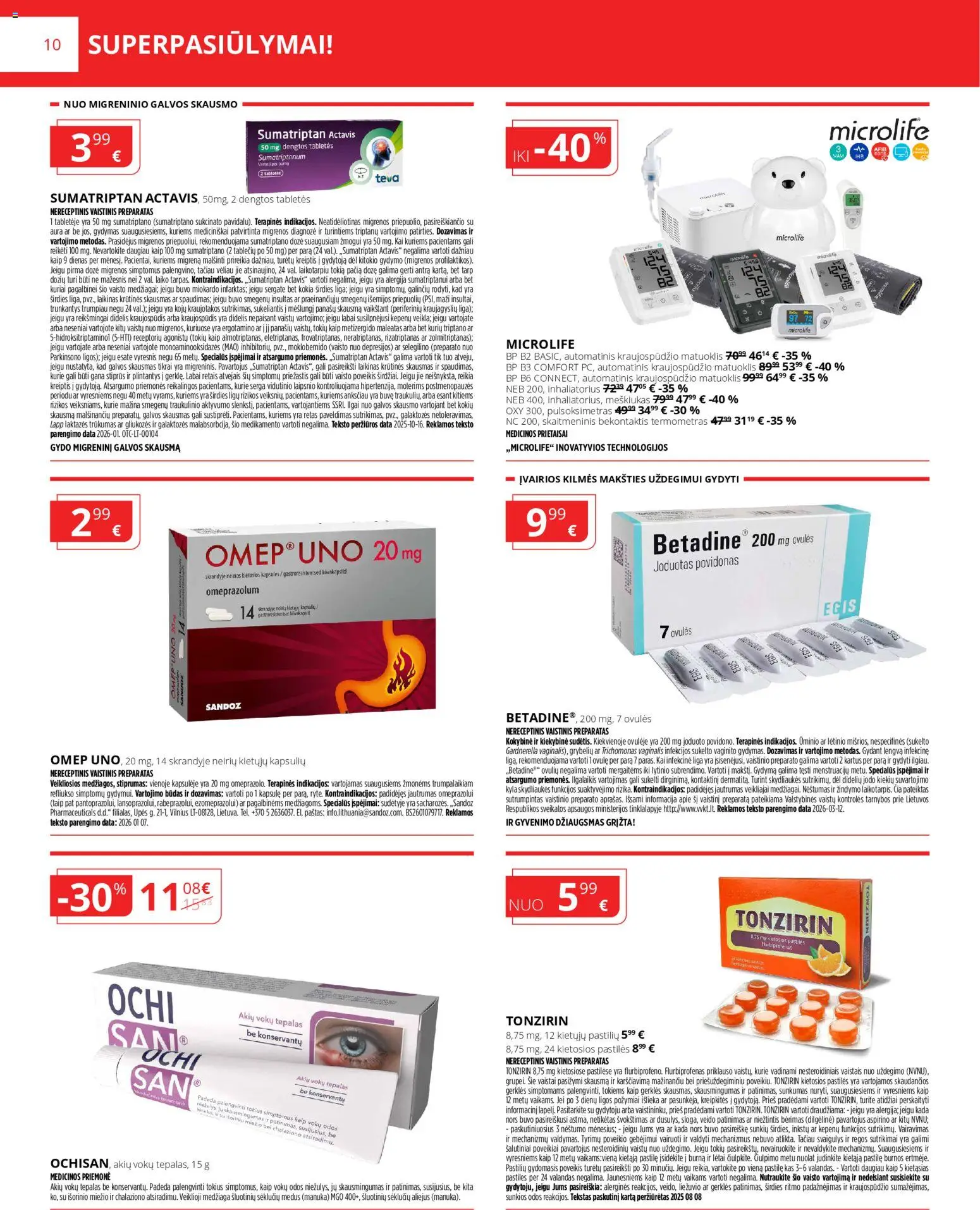 Norfa vaistinė akcijos nuo 01.04.2026 | Puslapis: 10