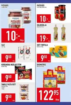 Matdax erbjudanden - Förhandsvisning av reklamblad från butik Matdax aktuell från 13.04.2026 | Sida: 15 | Produkter: Salt, Tortilla, Pasta, Basilika