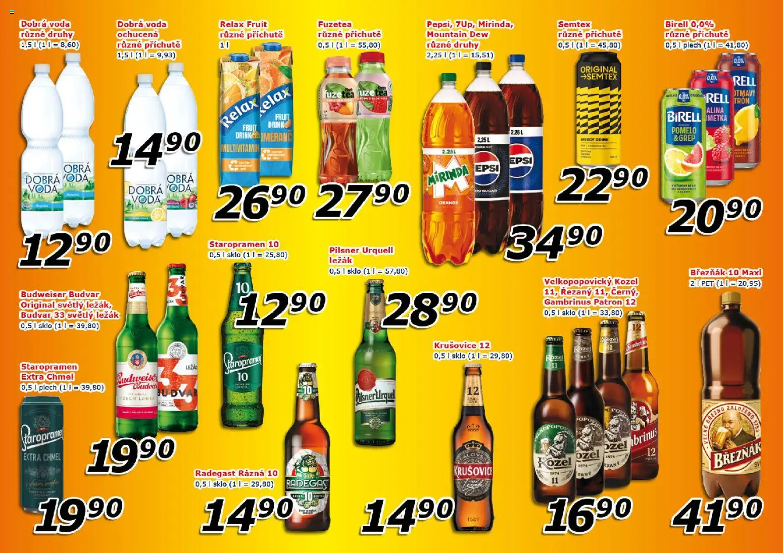Eso market leták od 18.03.2026 | Strana: 7 | Produkty: Budvar, Staropramen, Kozel, Radegast
