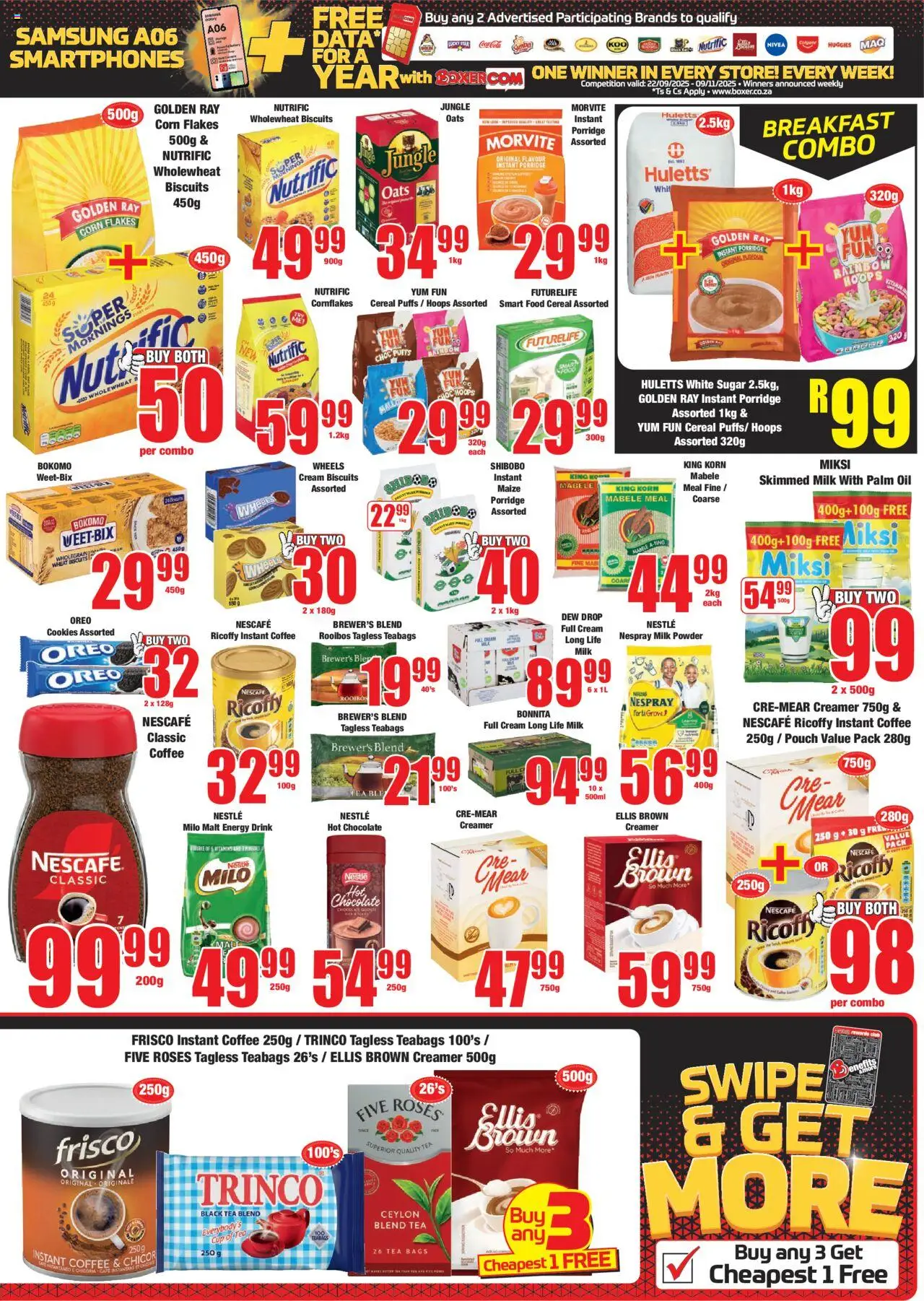 New Boxer catalogue – valid from 09.10.2025 | Page: 5 | Products: BB cream, Corn, Hot chocolate, Oil