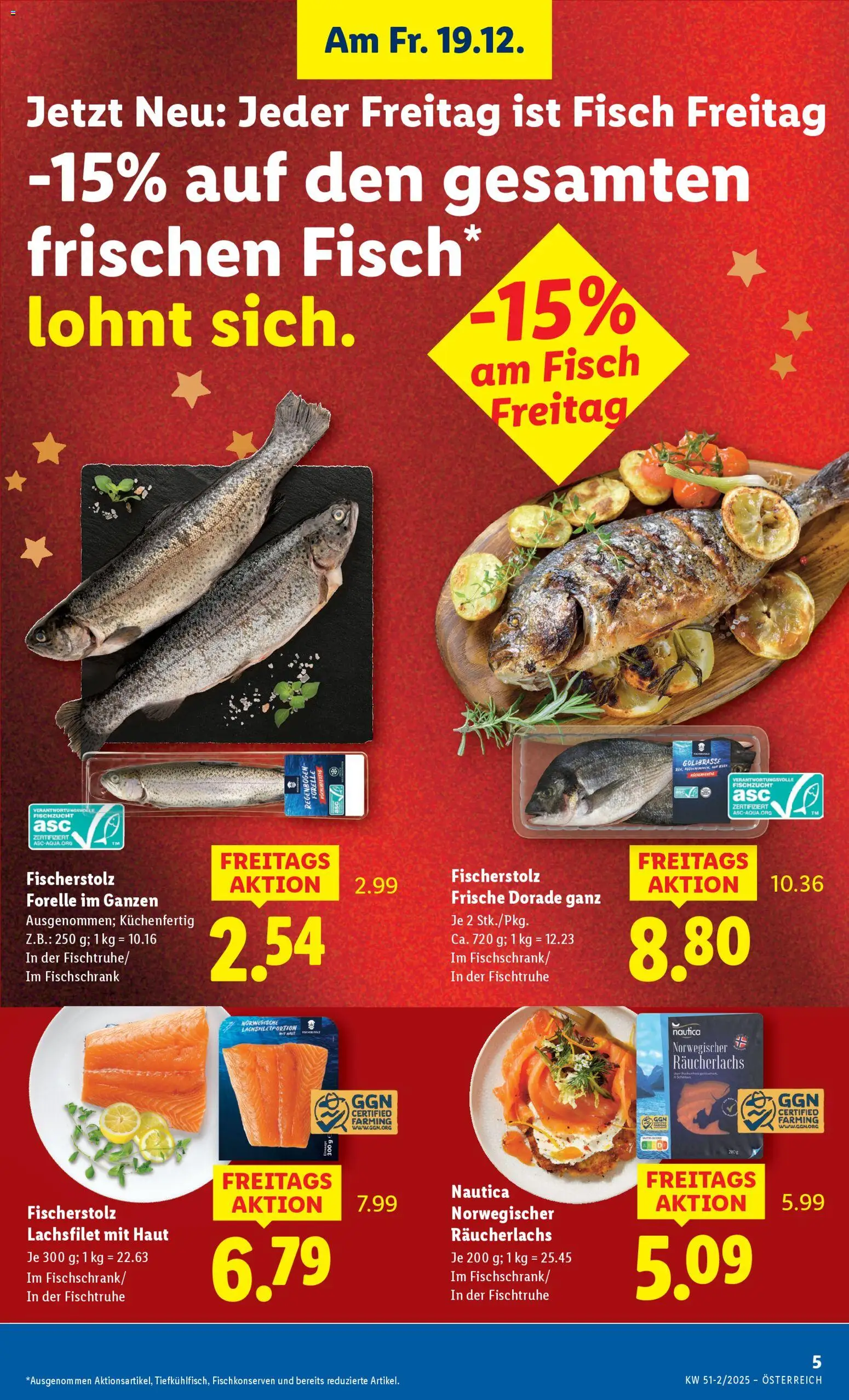 Lidl Flugblatt gültig ab 18.12.2025 | Seite: 7 | Produkte: Fisch