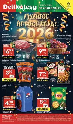 Pogląd oferty "Delikatesy Centrum Gazetka - Sklepy Własne" - ważna od 29.12.2025