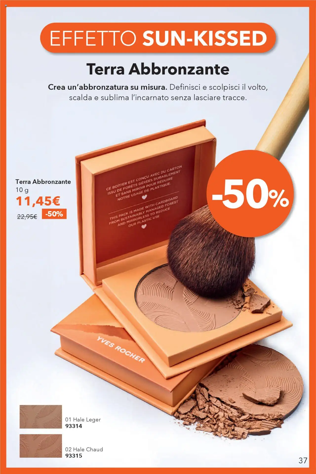 Volantino Yves Rocher del 04.07.2025 | Pagina: 37 | Prodotti: Terra abbronzante, Terra