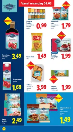 Gekarameliseerde noten, In verschillende varianten 100 g - Voorbeeld van een folder van Lidl, geldig van 09.03.2026 | Pagina: 24