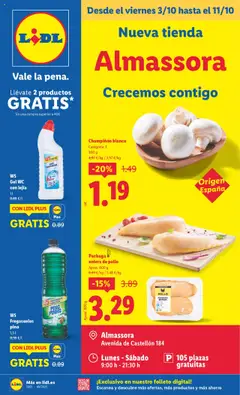 Vista previa Lidl - Almassora válido desde el 03.10.2025