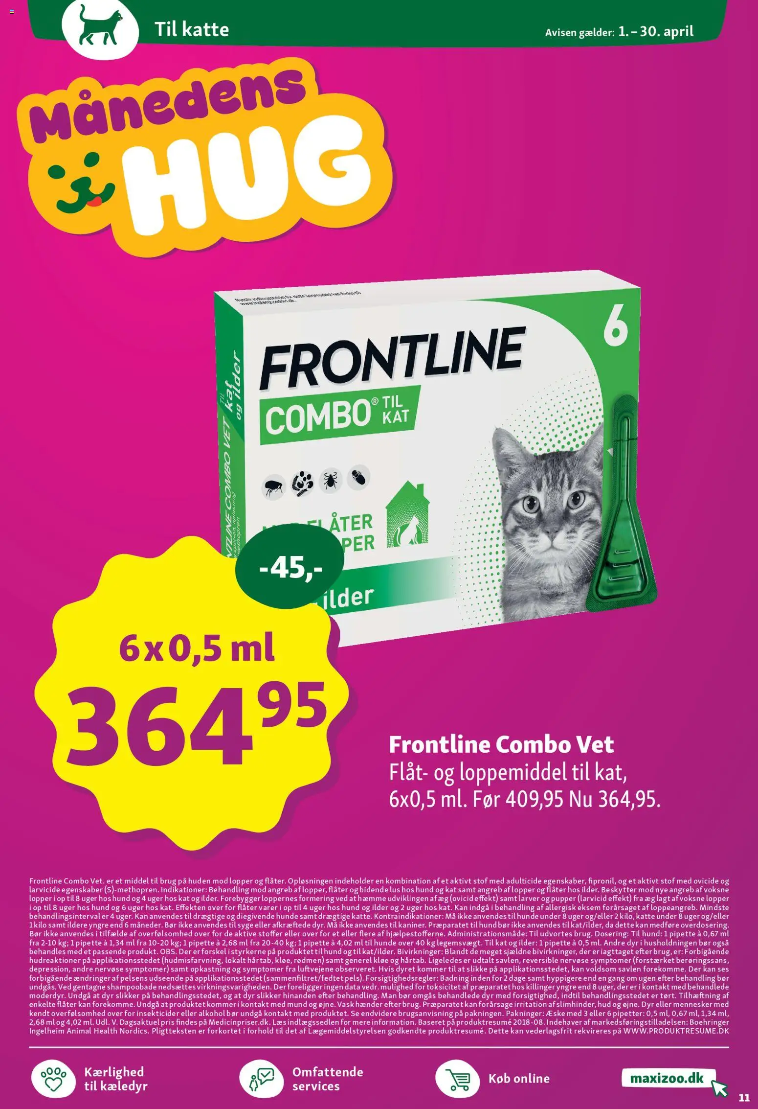 Maxi Zoo tilbudsavis – gyldig fra 01.04.2026 | Side: 11 | Produkter: Æg, Stof