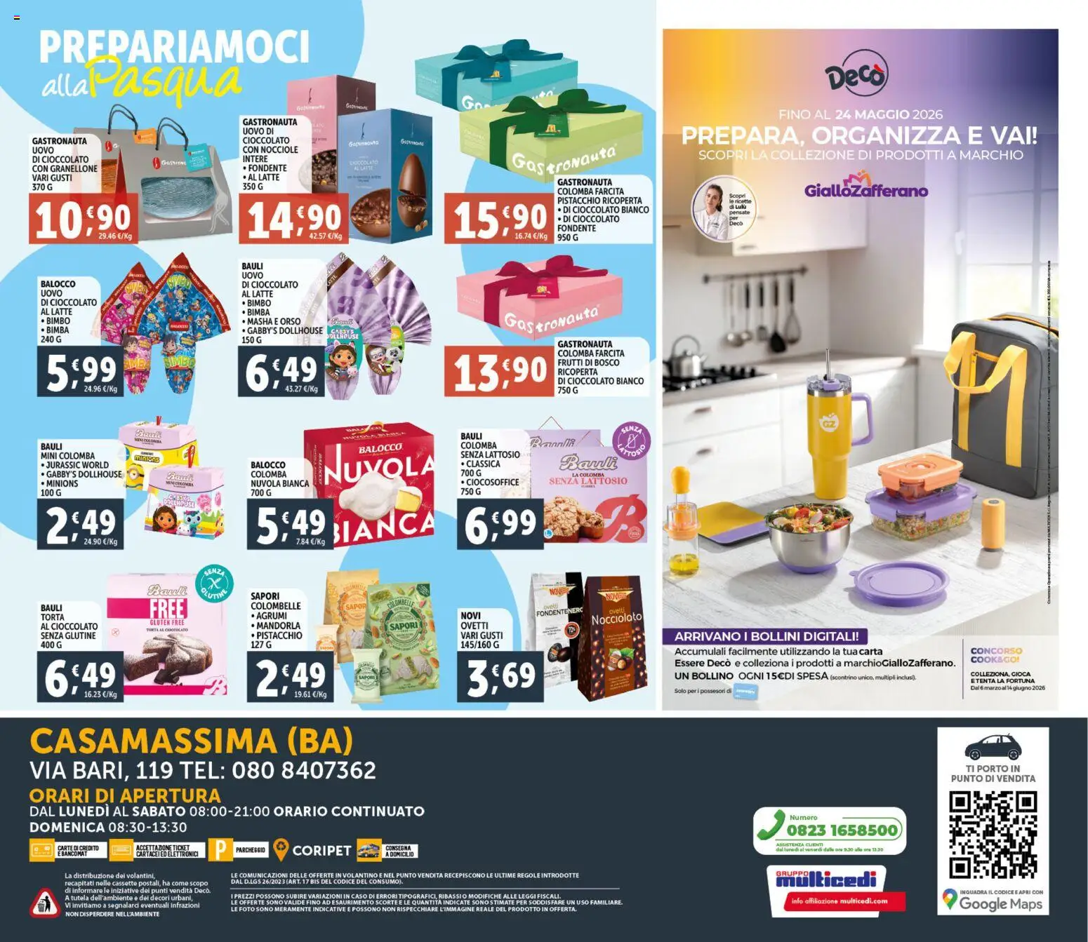 Volantino Decò del 06.03.2026 | Pagina: 20 | Prodotti: Cioccolato, Latte, Nocciole, Torta