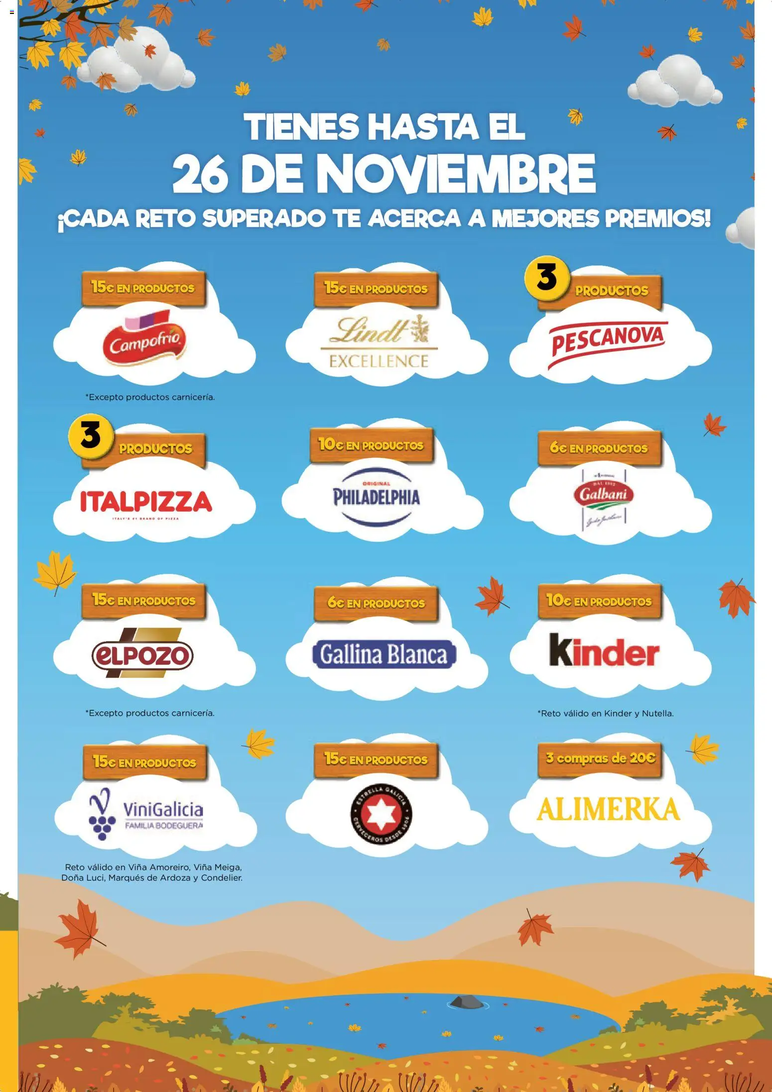 Alimerka folleto Castilla y León │ válido desde el 13.11.2025 | Página: 29 | Productos: Pizza, Κεραία, Té