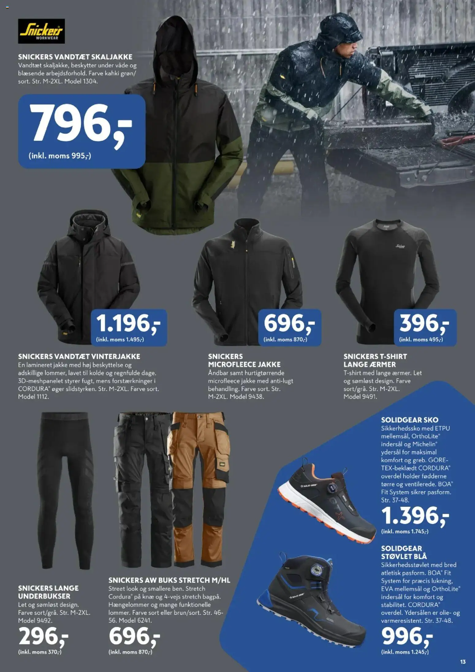 Davidsen tilbudsavis – gyldig fra 02.11.2025 | Side: 13 | Produkter: Olie, Jakke, Underbukser, Sko
